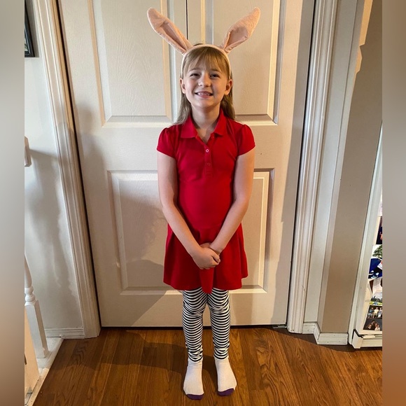 Cat & Jack size xs (4/5) red uniform dress - Picture 4 of 4